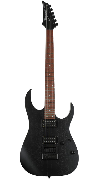 Ibanez RGRT421 • Weathered Black • EverTune AfterMarket Upgrade