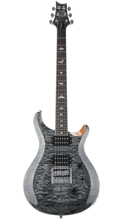 PRS SE Custom 24 • Quilt Charcoal • EverTune AfterMarket Upgrade