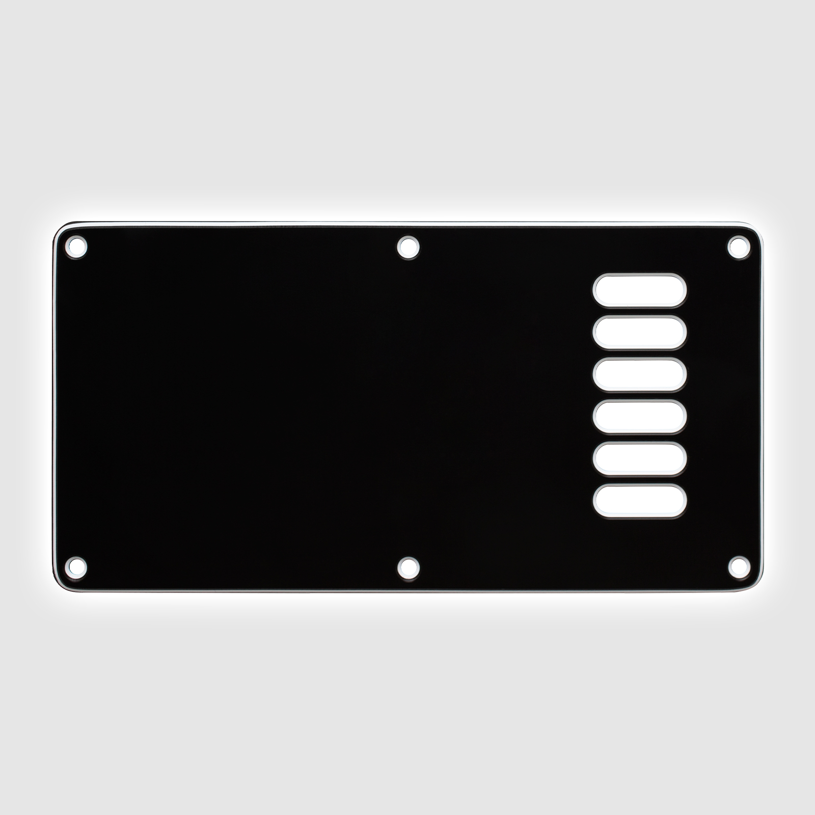 Backplate - Black Plastic