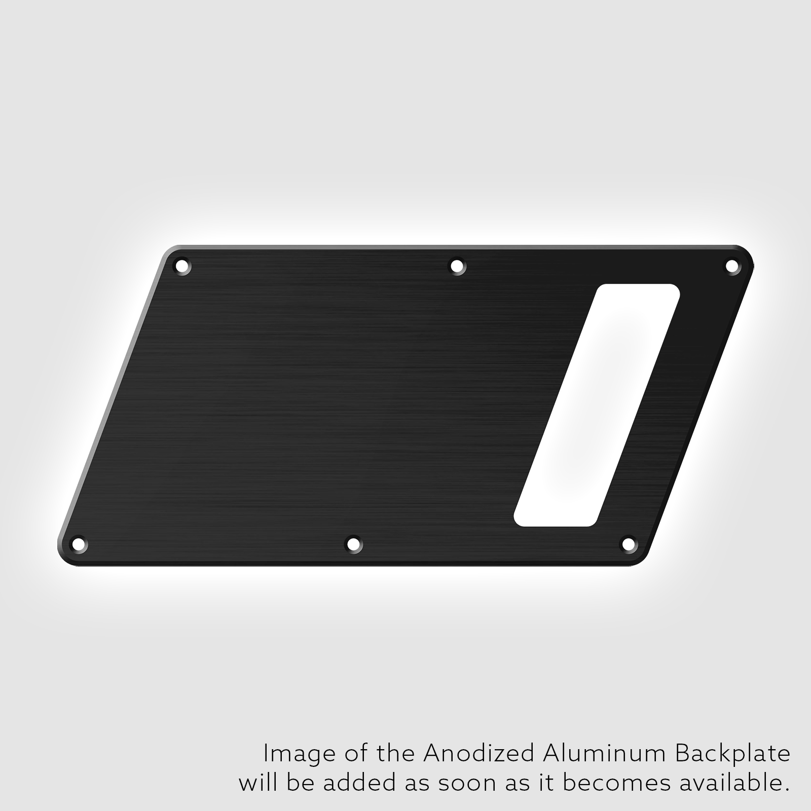 Backplate (Anodized Aluminum) - F7 MultiScale Production