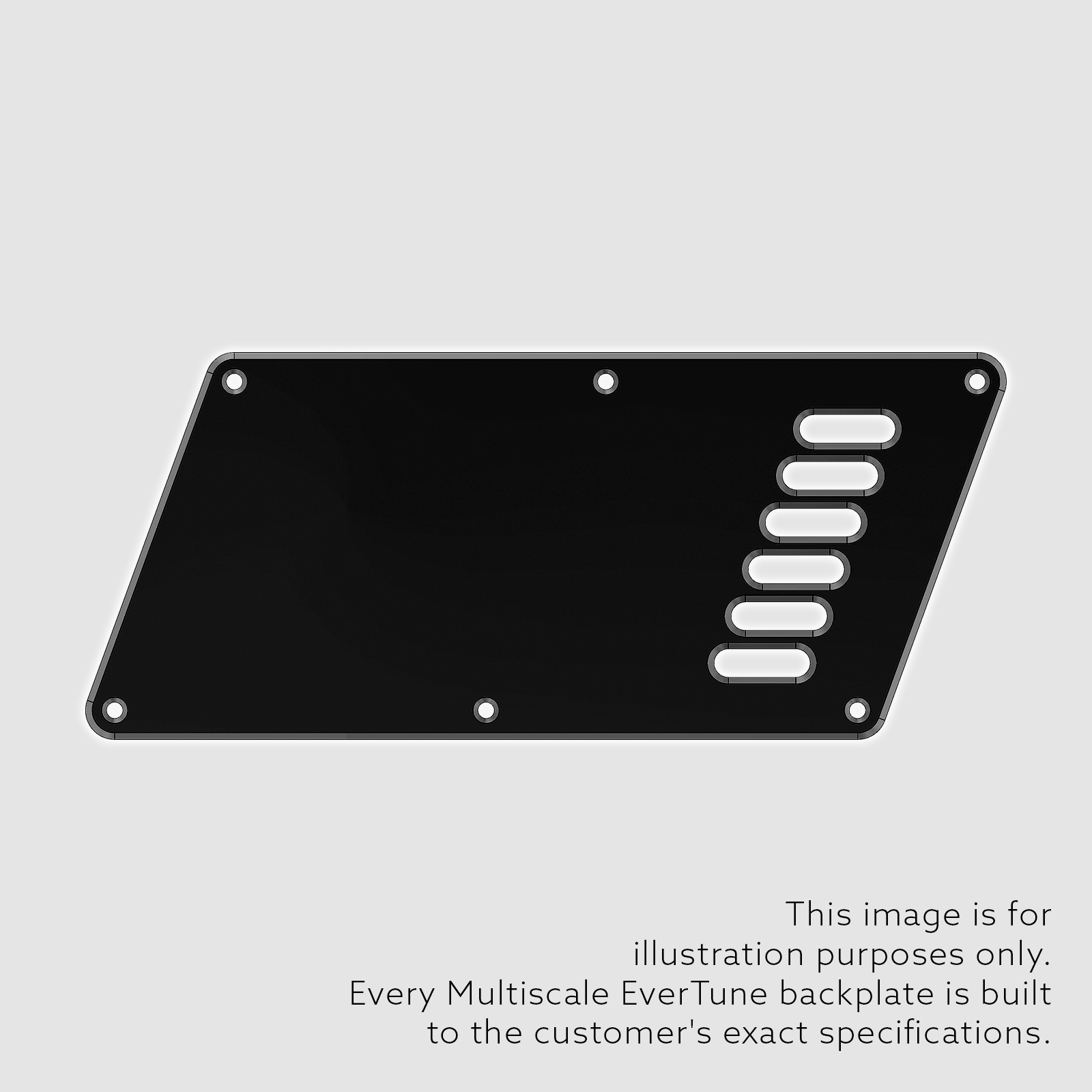 Backplate (Black Plastic)