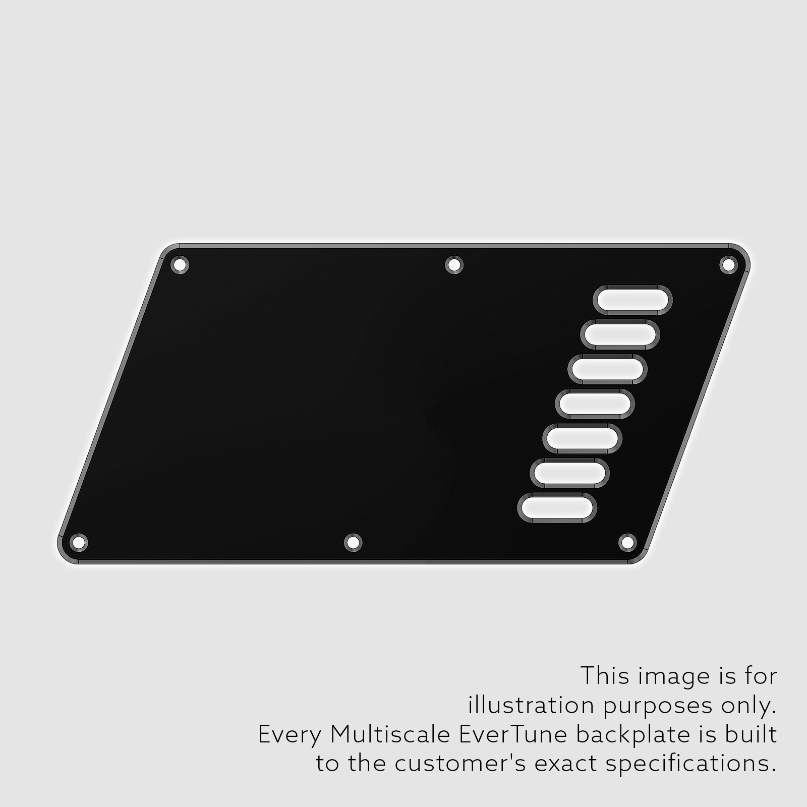 Backplate (Black Plastic)