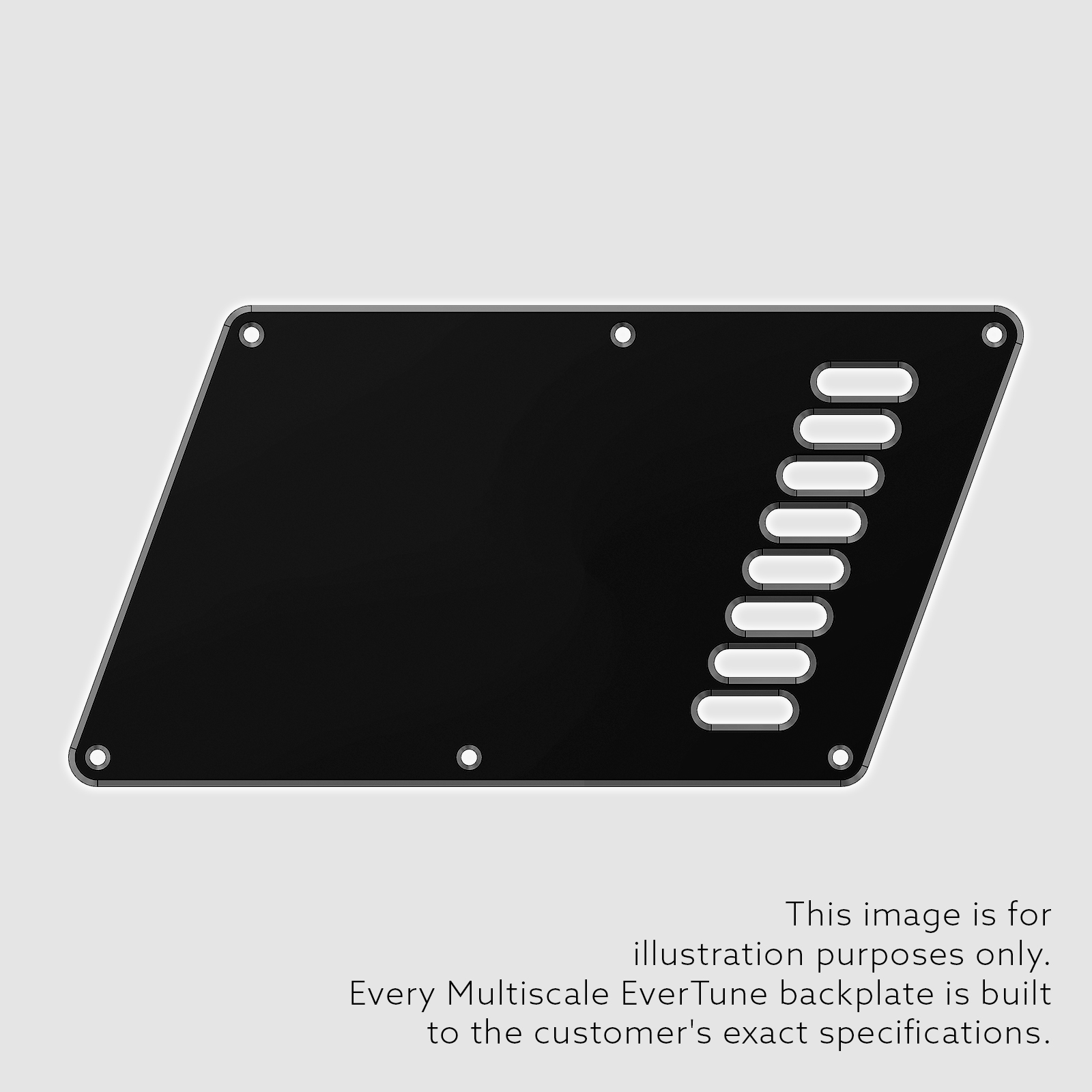 Backplate (Black Plastic)