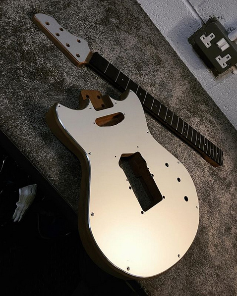 Alpher Instruments custom aluminum topped Manta Elite in progress