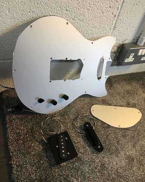 Alpher Instruments custom aluminum topped Manta Elite in progress